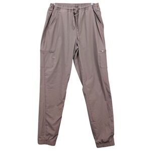 Eddie Bauer Women's Pants Size T12 Brown Fleece Lined Pull On Insulated Hiking